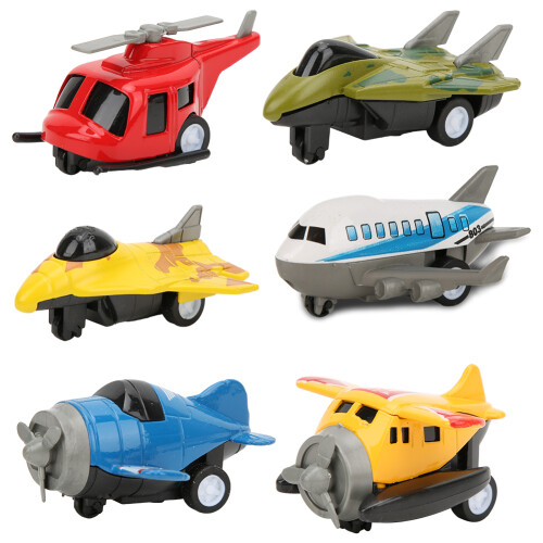Mini Stimulation Alloy Plane Model Set Pull Back 1