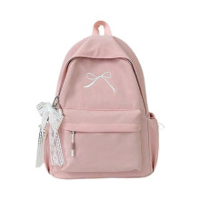 (Pink) Bows Backpacks Travel Bag Large Capacity Casual Daypacks Student School Bag Japanese Styles Backpacks for Woman Girls Sky Blue