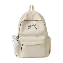 (OW) Bows Backpacks Travel Bag Large Capacity Casual Daypacks Student School Bag Japanese Styles Backpacks for Woman Girls Sky Blue