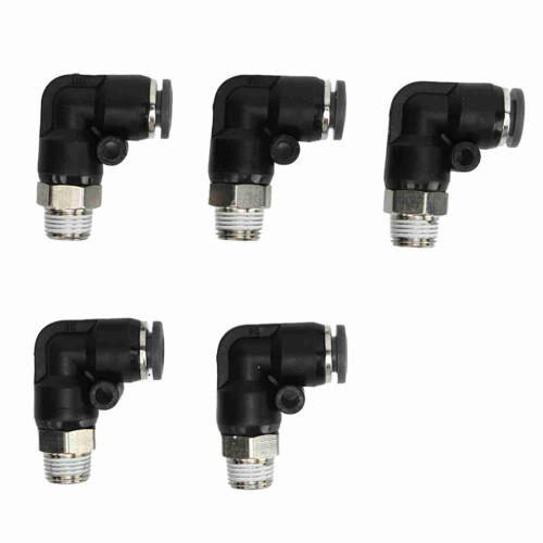 10 Stück TurboVac-Fitting-Set 180psi schwarz 1/8–1/4 Zoll 2