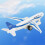 Alloy Electronic Airplane Miniature Model Pull 6