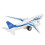 Alloy Electronic Airplane Miniature Model Pull 11