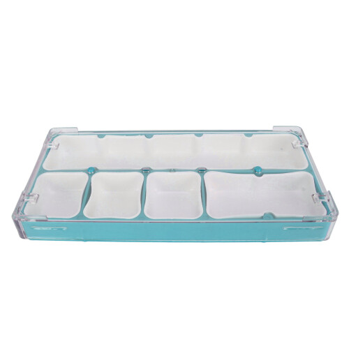 Stackable Watch Parts Container 5 Compartments Acrylic Rubber Blue for Crafts 1