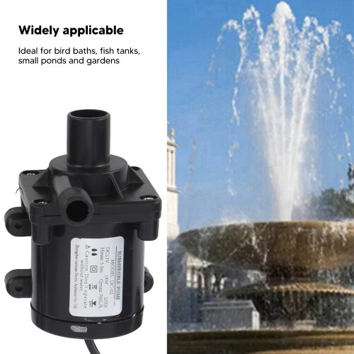 Durable 12V Solar Water Pump Kit - Ideal for Bird Baths & Garden Use 2