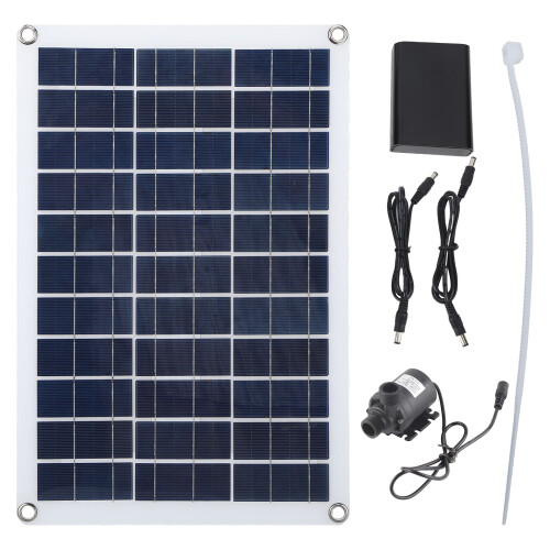 Durable 12V Solar Water Pump Kit - Ideal for Bird Baths & Garden Use 1