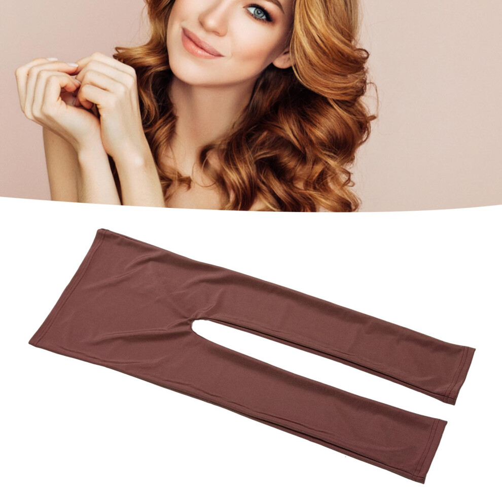 Heatless Hair Curler Headband for Sleep - Brown, Polypropylene