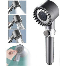 German Multifunctional Massage Shower - High Pressure 3-mode Handheld Shower Head, German Massage Multifunctional One-button Adjustment High Pressure