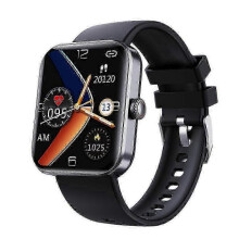 (Black) Smartwatch With Blood Glucose Monitoring Multifunction Sports Watch Heart Rate Blood Pressure Tracker