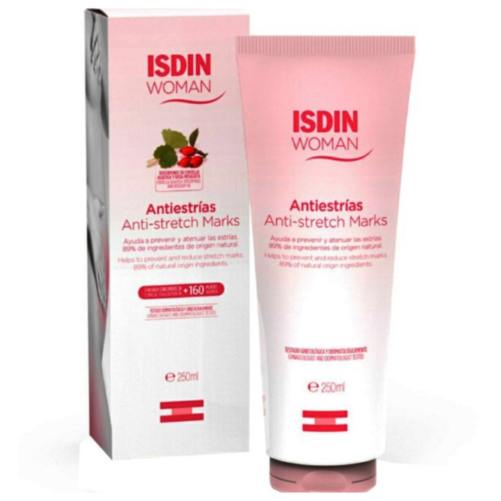 Women's Isdin Anti-Stretch Marks |Hydrates Deeply To Maintain Soft, Supple Skin. - 250Ml