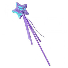 (Purple) Star Sequins Magic Stick Cosplay Props Girl Costume Wand Party Props