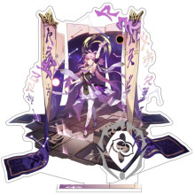 Game Bilayer Figure Stand Fu Xuan Acrylic Ornament for Cosplay Collectibles - Durable Display Base, 6-Inch Size