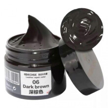 (Dark Bown) Leather Repairing Paint Paste Easy Using Leather Repairing Paste for Car Seats Furniture