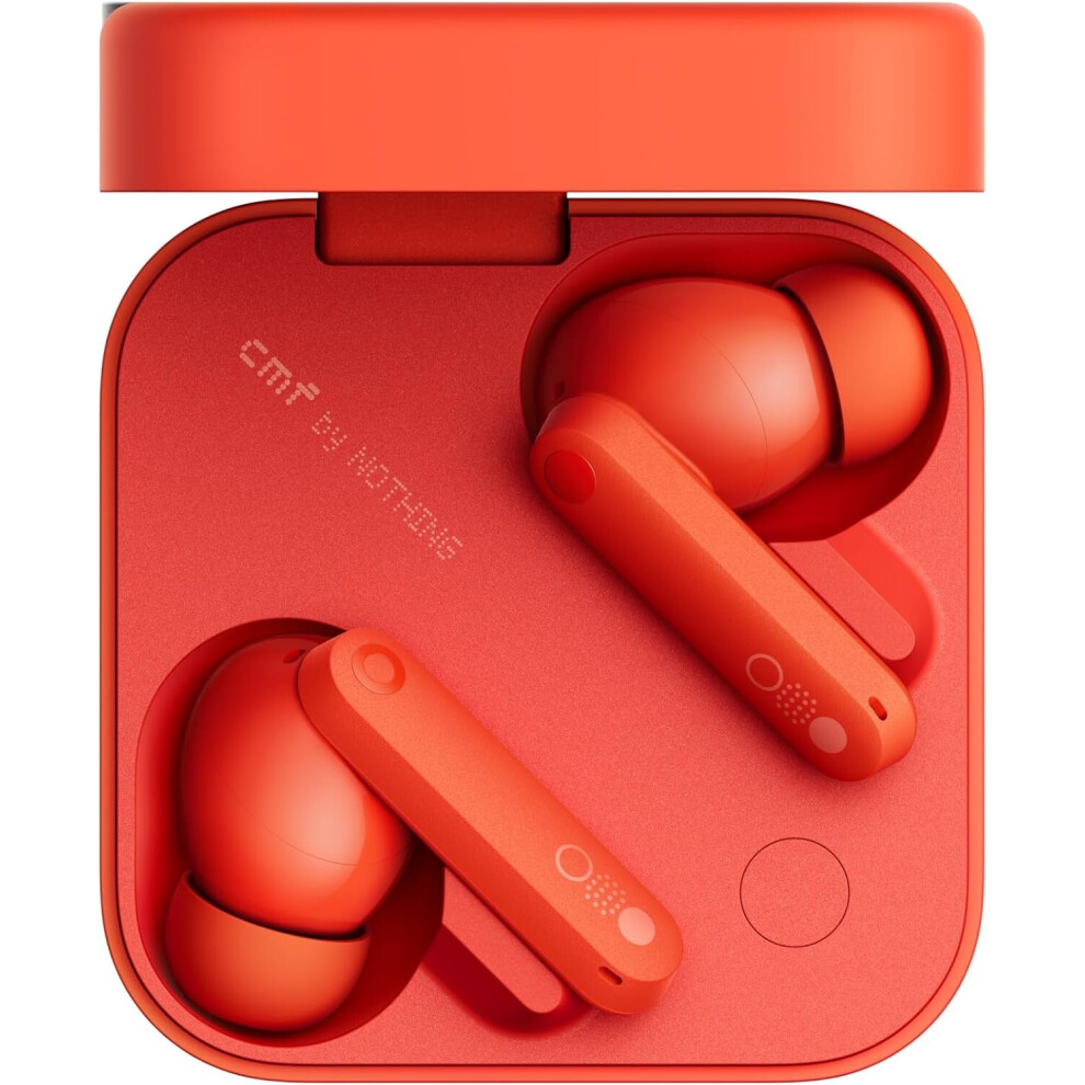Cmf By Nothing Buds Pro 2 B187 - Custom Smart Dial Ldac Hires 360 Spatial Audio 50Db Anc 6 Mics Wind Noise Reduction 43H Playtime Chatgpt Orange