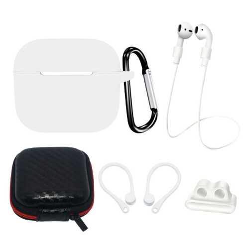 Kit de accesorii generic pentru Apple AirPods 3 - Alb