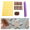 DIY Alphabet Number Molds Set Clear Pattern 11