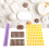 DIY Alphabet Number Molds Set Clear Pattern 12