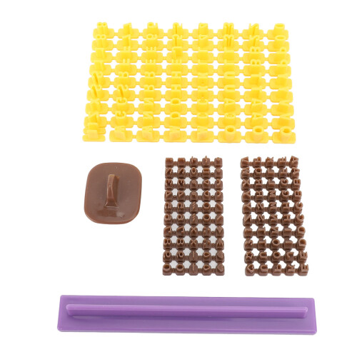 DIY Alphabet Number Molds Set Clear Pattern 1