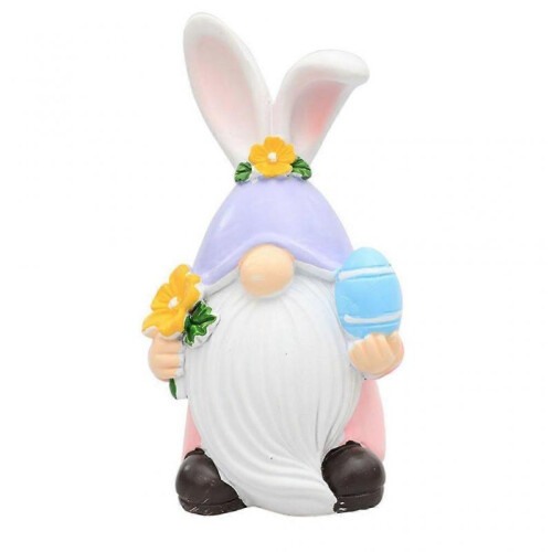 (T267A) Dwarf-Doll Figurines Easter Home-Decor Farmhouse-Rustic Cute Easter Rabbit