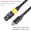 XLR-zu-USB-C-Kabel: Type-C zu XLR, 2 m Schwarz/Gelb 7