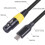XLR-zu-USB-C-Kabel: Type-C zu XLR, 2 m Schwarz/Gelb 8