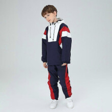 (150cm, Dark Blue) Children'S Ski Suit Ski Suit Split Boy Warm Waterproof Parent-Child Baby Girl