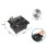 (EU Plug, Black) 100W Multi-Functional Table Saw Mini Desktop Electric Saw Cutter Speed & Angle Adjustable 16MM Cutti 3