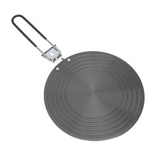 Aluminum Alloy Heat Diffuser Plate for Gas Stove 28cm Foldable 6mm Thick