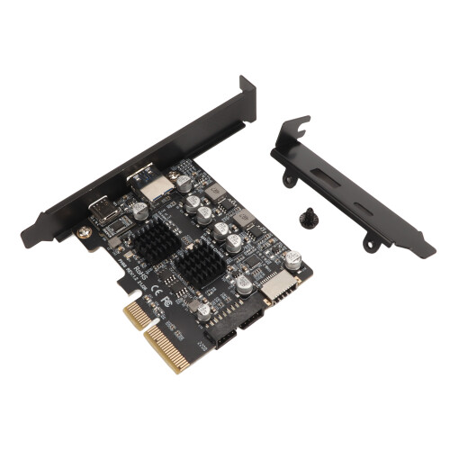 PCIe Typ-C Karte 10 Gbps, goldene Front Type-E USB 3.2 2