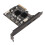 PCIe Typ-C Karte 10 Gbps, goldene Front Type-E USB 3.2 16