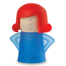 Microwave Cleaner Angry Mom Steam Cleaning Tool with Odor Absorber for Kitchen Disinfection and Vinegar Use