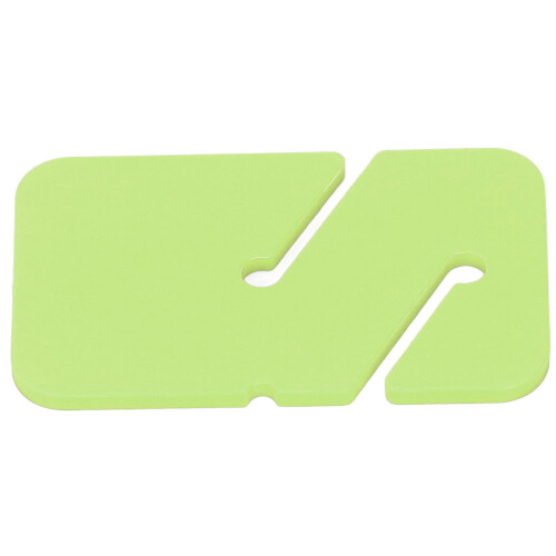 4PCS Fluorescent Yellow Cave Diving Line Marker, ABS, 66g