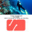 4PCS Orange Cave Diving Line Marker ABS Compact Easy Visibility Wreck Diving Line 3