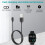 RS4/RS4 Plus Smart Band Ladekabel 1 m USB Schwarz 7