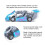1:32 Scale Alloy Car Model High Go Kart Racing Car 8