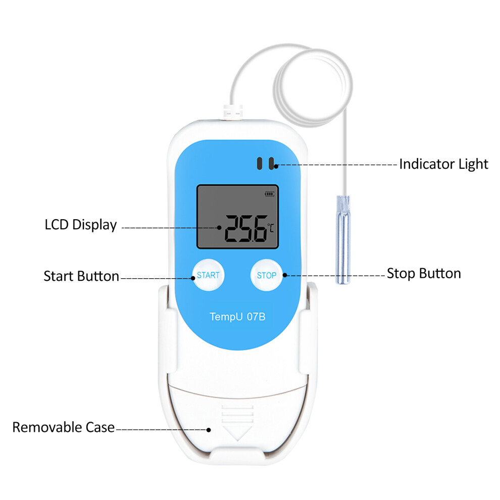 Warehouse Cold Chain TZ-TempU7B Temp&Humidity Logger Large Memory-image-OPC-PJHCRJH-NEW