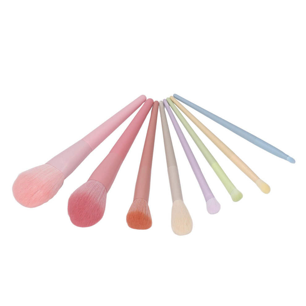 8pcs Makeup Brush Set Ergonomic Powder Eyeliner