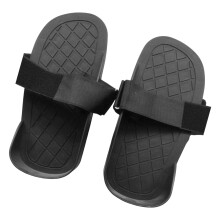 Rowing Machine Pedals Replacement Durable Black Footrests for Fitness Equipment Home Office Stability