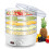 Small Food Dehydrator Machine for Jerky Fruits Veggies, Plastic, 1500g 15