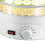Small Food Dehydrator Machine for Jerky Fruits Veggies, Plastic, 1500g 13