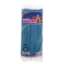 (Blue) 100Pcs Magic Balloons Long Latex Balloon Multifunction Supplies Household