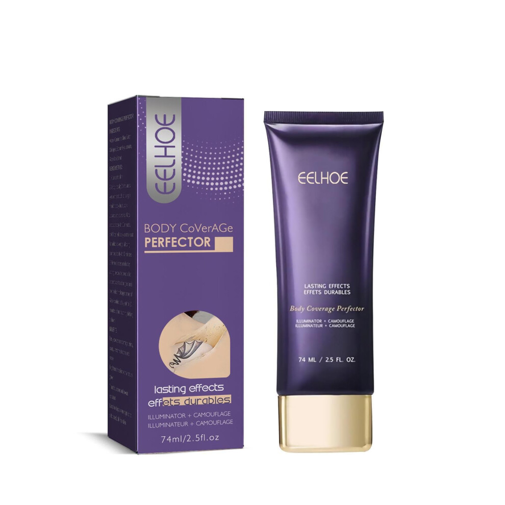 Cream (74Ml) Tattoo Concealer Repair Covers The Body With A Scar And Birthmark, Moisturizes And Whitens Invisible Concealer