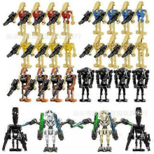 (28pcs3) Boys Educational Various Star Wars Battle Droids Soldiers Children Puzzle Building Blocks Doll Toys