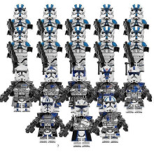 (18PCS) Boys Educational Various Star Wars Battle Droids Soldiers Children Puzzle Building Blocks Doll Toys
