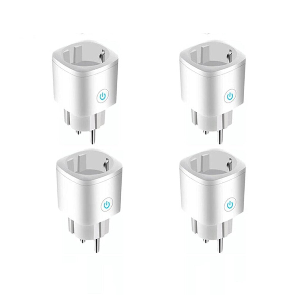 (1 PC) Smart Plug Mini Wifi Outlet Works with Alexa Google Home Tuya Smart Life APP Remote Control Supports 2.4GHz Network Home Smart Device