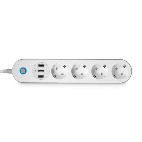 Wifi Smart Plug 3USB Charging Power Strip Timing Remote Voice Control Work Port Power Socket Support Alexa Google 1