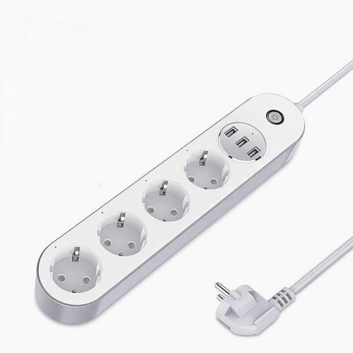 Wifi Smart Plug 3USB Charging Power Strip Timing Remote Voice Control Work Port Power Socket Support Alexa Google 2