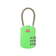 (Green) Travel TSA Luggage Lock 3 Digit Combination Suitcase Locks