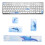 DIY Dolphin Pattern Keyboard Keycaps 6