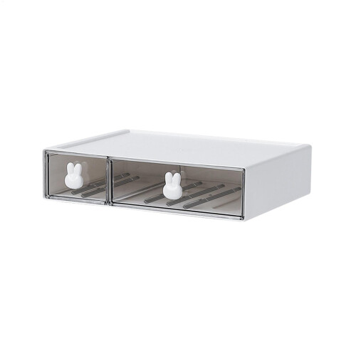 Desk Organizer with Drawers, Art Desk Organizer, Rabbit Handle Office ...