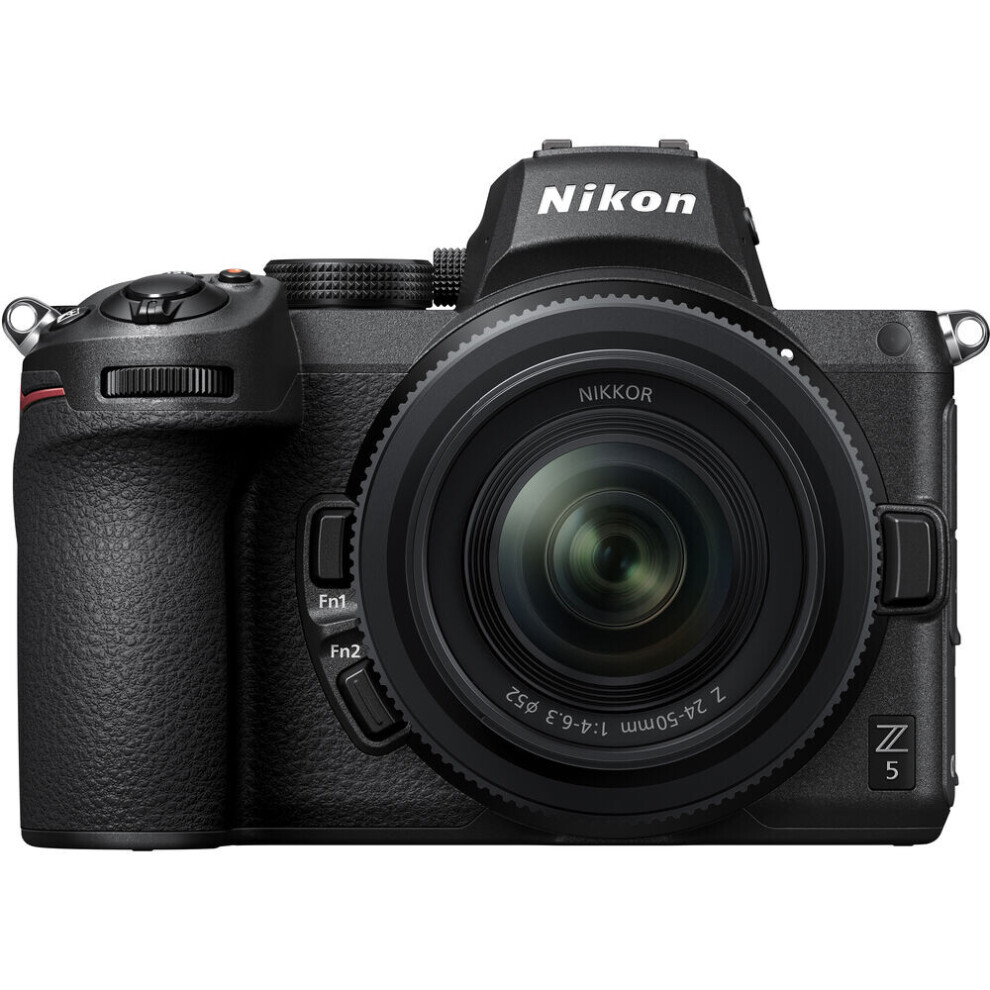 Nikon Z5, Appareil Photo NuméRique Hybride Plein Format En Kit Avec L'objectif Zoom Pancake Nikkor Z 24-50Mm F/4-6.3 Noir-image